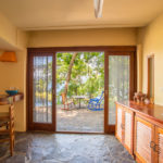 View from kitchen to terrace of Mark’s studio at Finca Malinche, Nicaragua