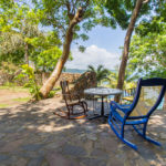 Terrace with view of Laguna de Apoyo. Mark’s studio at Finca Malinche, Nicaragua