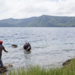 Scuba diving in our volcano lake, Laguna de Apoyo